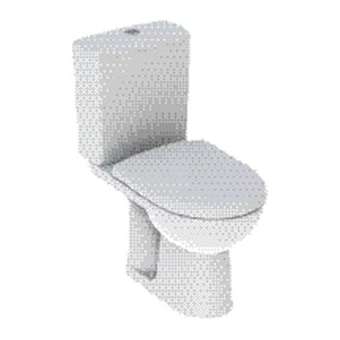 Pack WC au sol SH Renova Rimfree, abat fermeture ral et déclips|Geberit-GBR501.755.00.1