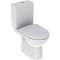 Pack WC au sol Renova SH,Rimfree, cuvette carénée, abat fermeture ral et déclips