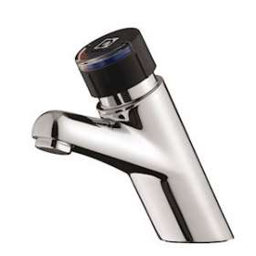 Presto 4000s Mitigeur monocommande bouton noir avec robinet d'arrêt 3l/min|Presto-PSR28442