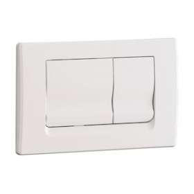 Façade avant 2 volumes seule blanche pour bâti-support avec réservoir|Presto-PSR18612