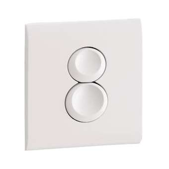 Commande pneumatique seule blanche pour bâti-support avec réservoir|Presto-PSR18625