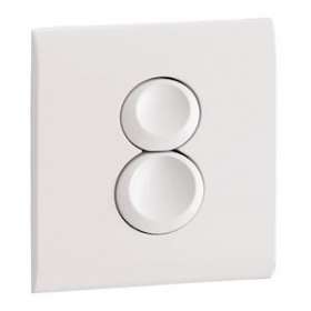 Commande pneumatique seule blanche pour bâti-support avec réservoir|Presto-PSR18625