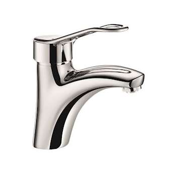 Mitigeur lavabo EP H.85 L.135, sans tirette, manette ajourée|Delabie-DL52521EP