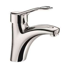 Mitigeur lavabo EP H.85 L.135, sans tirette, manette ajourée|Delabie-DL52521EP