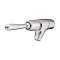 Robinet simple mural Presto 704 a manette g1/2