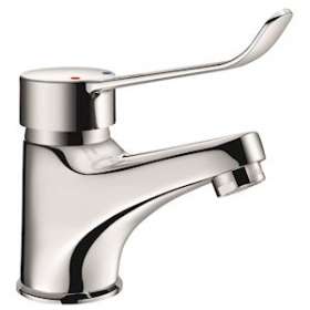 Mitigeur lavabo mécanique H.60, sans tirette, levier Hygiène|Delabie-DL52221L