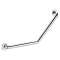 Barre à 135DEG D32 400x400 2 points fix. Inox poli brillant