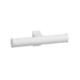 Distributeur papier WC double 265x70x67,5 mm, tube alu. époxy blanc D 38x25 mm|Pellet asc-PT4049814