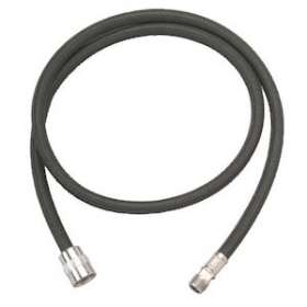 Flexible nylon noir L.1,50 m pour douchette d'évier|Delabie-DL5835T1
