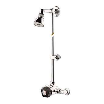 Mitigeur alpa bn pomme orientable raccords coudes|Presto-PSR35815