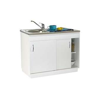 Sous-évier QUIÉTUDE CLIP PVC L900 2 portes coulissantes|Neoform industries sas-UIDS16N42090