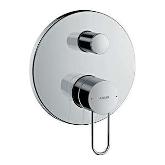 Set de finition pour mitigeur bain/douche encastré, poignée étrier chromé|Hansgrohe-HA338426000