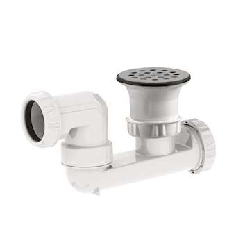 Bonde de douche D50 mm, grille D70 mm,sortie horizontale orientable D40|Valentin-VA257620000000