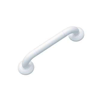 Barre d'appui 300 mm, polyamide injecté blanc (nylon), profil aluminium, D 33 m|Pellet asc-PT4046130