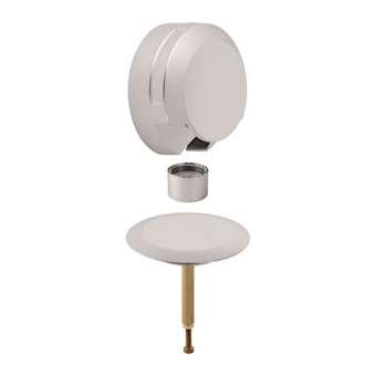 Kit finition Geberit d52, pr vid baig av action rot et arriV eau: chromé brill|Geberit-GBR150.425.21.1