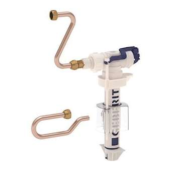 Robinet flotteur Geberit type 380, alimentation latérale, 3/8', mamelon laiton|Geberit-GBR243.136.00.1