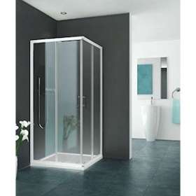 Paroi angle coulissante EQUI EIANG L80 1.9M blanc v.clair clean|Roth france-OTH1406000085