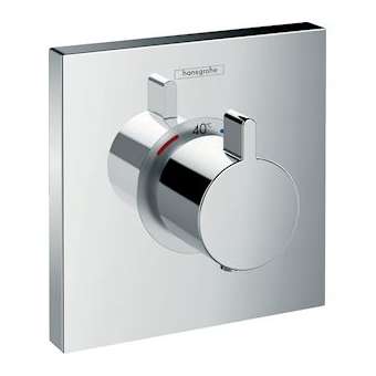Set finition mitigeur thermostatique ShowerSelect E encastré haut débit, chromé|Hansgrohe-HA315760000