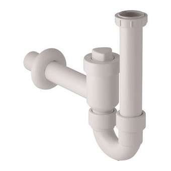 Siphon en tube coudé Geberit pour lavabo, verrouillable, avec clapet anti-retou|Geberit-GBR152.860.11.1