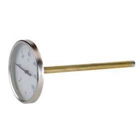 THERMOMETRE 100 AXIAL PLONGEUR 200 CADRAN 0 / 120DEG|Thermador-TMRT100AL200