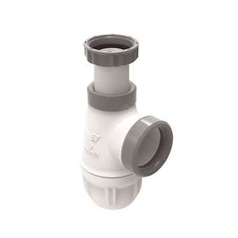 Siphon lavabo bi-matière-joint intégré, Connectic, réglable, sortie D40, NF|Valentin-VA261080000100