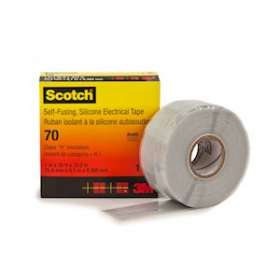 3M Scotch 70 Ruban d'isolation autosoudable hautes températures 9,15m x 25mm|3M france-TRM80071