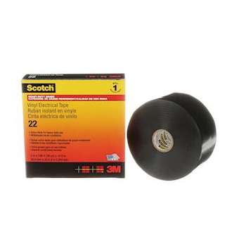 3M Scotch 22 Ruban vinyle isolant électrique noir 33m x 50mm ep. 0,25mm|3M france-TRM80269