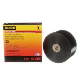 3M Scotch 22 Ruban vinyle isolant électrique noir 33m x 50mm ep. 0,25mm|3M france-TRM80269