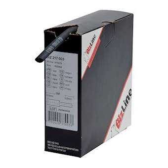 Gaine thermorétractable dévidoir 3/1 sans adhésif 3/1 mm 12 m noire|Bizline-BIZ217001