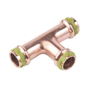 VSH SudoPress Cuivre Té égal FFF 28|Aalberts Integrated Piping Systems BV-IPH6670378