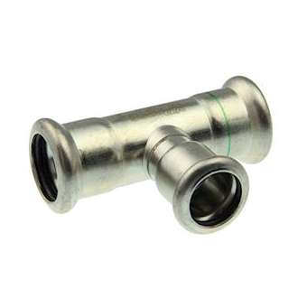 VSH XPress Inox Té réduit FFF 28x18x28|Aalberts Integrated Piping Systems BV-IPH6191427