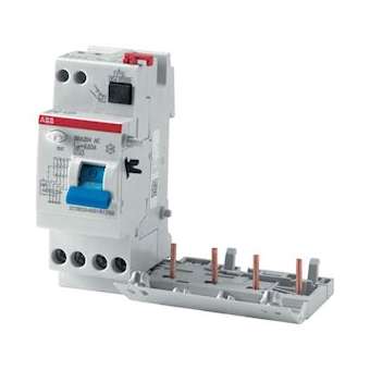 Bloc Dif. (DDA204) 4P 63A 300mA AC (Pour S200)|ABB-ABB452063