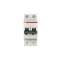 S200 Disjoncteur modulaire- 2P - 2A courbe C - 6000A/10kA (2 modules)-peignable