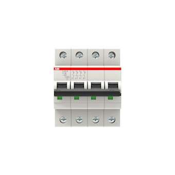 Disjoncteur S204M 4P 40A Courbe C Raccordement à vis - 15KA (4Modules)|ABB-ABB354442