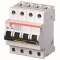 Disjoncteur S204P 4P 10A Courbe C Raccordement à vis - 25KA (4Modules)