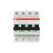 S200 Disjoncteur modulaire- 4P - 25A courbe C - 6000A/10kA (4 modules)-peignable