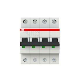 S200 Disjoncteur modulaire- 4P - 50A courbe C - 6000A/10kA (4 modules)-peignable|ABB-ABB352443