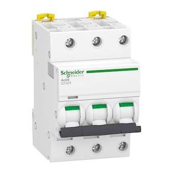 Acti9 iDT40T - disjoncteur modulaire - 3P - 20A - courbe C - 4500A/6kA|Schneider Electric-SCHA9P22320