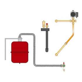 Kit de raccordement au circuit chauffage droite-gauche|De Dietrich-DDQ100005977