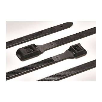 Collier d'installation 180x9 mm en PA66HSW Résistant aux UV noir - CSL180|HellermannTyton-HNE11218061