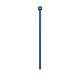 Collier PLT détéctable,368X4,8mm,Polyproylène,Bleu foncé,Cdt:100 (sachet)|Panduit Composants Industriels-PNUPLT4S-C186