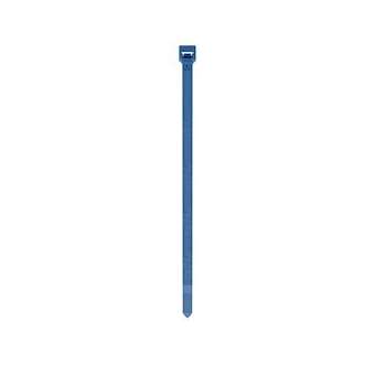 Collier PLT détéctable,368X7,6mm,Polypropylène,Bleu foncé,Cdt:50 (sachet)|Panduit Composants Industriels-PNUPLT4H-L186