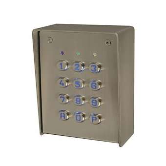 Clavier 1 Relais, 60 Codes, Touches Métalliques, Boîtier Sailli Inox|Acie-AIESU1-SAB-TME