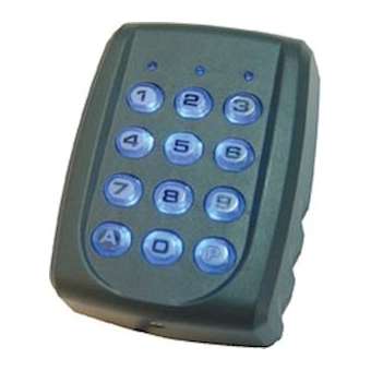 Clavier 2 Relais, 60 Codes, Touches Plastiques, Boîtier Abs,Gris Clair|Acie-AIETALOS2-G