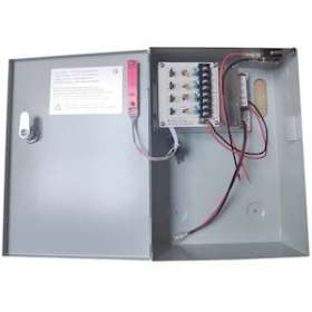 Coffret Alimentation Fusiblée/ Réarmable Cctv 4 Sorties,12V 5A, 203X163X74Mm.|Acie-AIEAC-CCP-4C-R