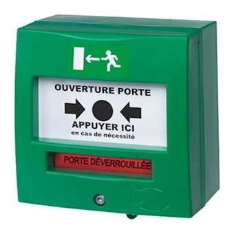 Déclencheur manuel vert 2 contacts sans capot|Castel-CST320.3000