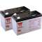 Option 2 Batteries 12V 8,5AH avec raccordement