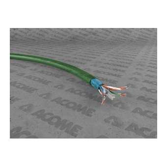 câble F/UTP cat6 LSOH-FR 4P touret 500m vert Cca|Acome-ACOR7597A-T500