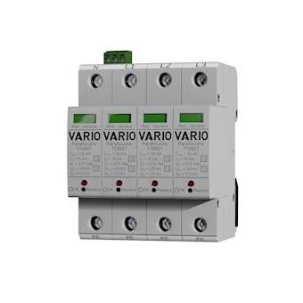 Paraf mod T2 débro fusible intégré, 4P, Isccr 25kA Uc 275V Imax 30kA avec TS|Adee electronic-ADY174113