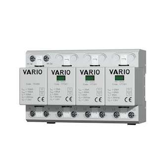 Paraf Mod Débro 4P Type 1+2 Iimp 25kA, Uc 260V, Up 1,5kV avec signal déporté|Adee electronic-ADY177015